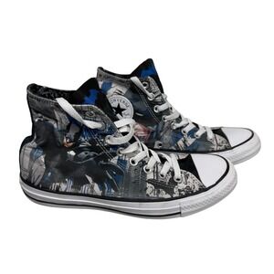 Rare Converse Chuck Taylor All Star High Top Batman Graphic Print Sneakers Men 7